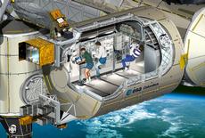 Das Columbus Raumlabor. Quelle: ESA