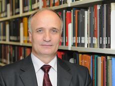 Sali Bashota, Direktor der National- und Universitätsbibliothek Kosovo, bei seinem Besuch in Zürich. (Bild: Maja Schaffner/ETH Zürich)