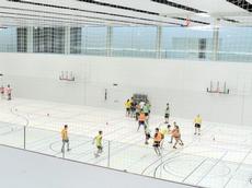 Zentraler Bereich des ETH Sport Centers ist eine Dreifach-Sporthalle. Bei Verstaltungen bietet sie Platz für 1200 Gäste. (Bildrechte: ETH Zürich/Fotograf: Josef Kuster)
