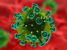 Mit Hilfe des Botenstoffes Interleukin-21 haben Abwehrzellen mehr Ausdauer im Kampf gegen chronische Virusinfektionen, wie zum Beispiel HIV auf diesem Bild. (Bild: Sebastian Kaulitzki/ iStockphoto)