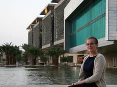Sabrina Metzger is free to walk around the KAUST campus in European clothing and no hijab. (Picture: Sabrina Metzger)
