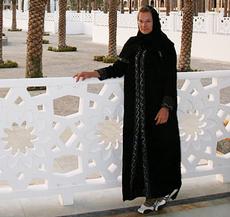 Only once she is covered by her abaya can Sabrina Metzger leave the KAUST campus. (Picture: Sabrina Metzger / ETH Zürich)