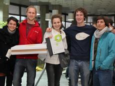 «Grow with us!»: Das Team «SeedCity grows» gehört zu den Gewinnern von Ecoworks und will auf dem Hönggerberg einen durch Studierende verwalteten Garten anlegen. (Bild: Joschi Herczeg)