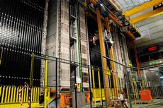Neutrino-Detektor im Untergrundlabor von Gran Sasso. (Bild: Opera)