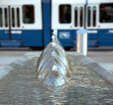 Trams and water shape the townscape of Zurich. (all photos: Heather Kirk / ETH Zurich)