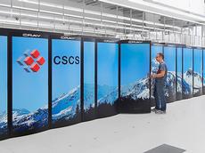 Der Cray XC30 Grossrechner «Piz Daint» am CSCS in Lugano. (Bild: CSCS)