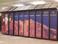 Der am CSCS neu installierte Monte Rosa Supercomputer (Alle Bilder: Michele De Lorenzi/CSCS)