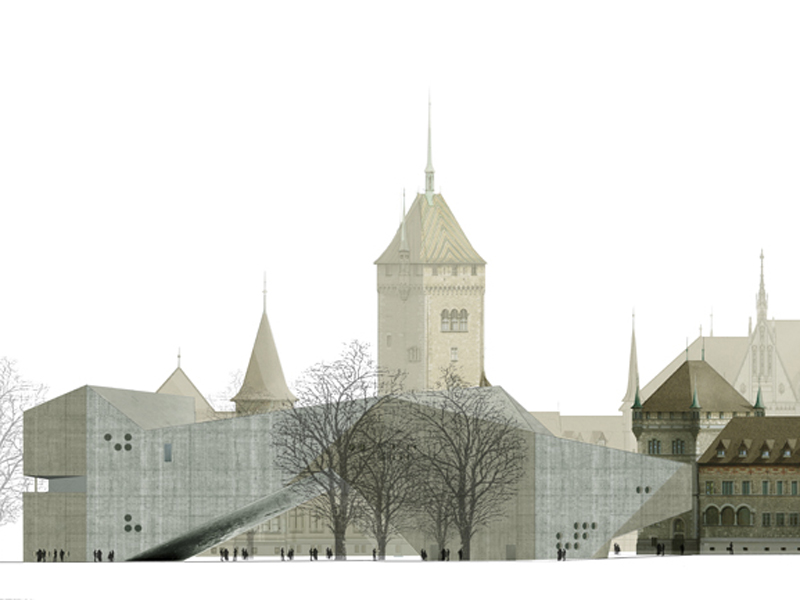 Das Architekturbüro Christ & Gantenbein hat 2002 auch den Wettbewerb für die Erweiterung des Landesmuseums in Zürich gewonnen.
(Bild: Christ & Gantenbein Architekten)
