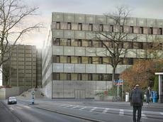 So soll das neue ETH-Gebäude an der Gloriastrasse nach den Plänen des Zürcher Büros «Boltshauser Architekten» aussehen. (Bild: ETH Zürich)