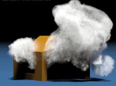 Hollywood setzt auf eine Softwaretechnologie, mit der Turbulenzen in Rauch, Explosionen oder bei Vulkaneruptionen effizient und detailreich dargestellt werden können. (Bild: T. Kim / Cornell Univ.)